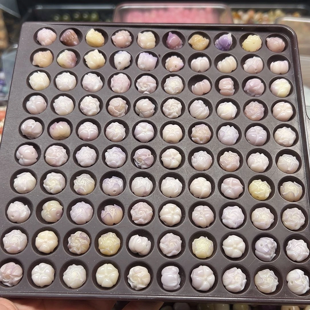 养***盼菩提根/象牙果手串100颗紫色