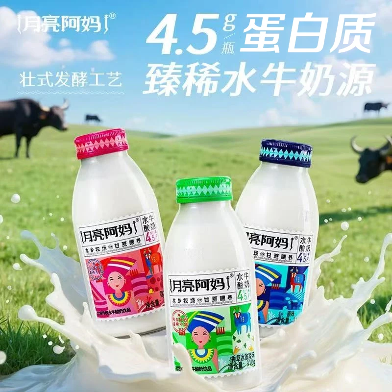 【达人专属】月亮阿妈优质牛乳传统壮族水牛酸奶买3送2