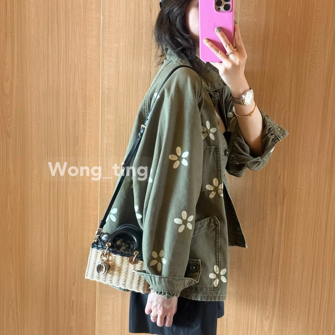 wong_ting<迷路雏菊>复古小众短款牛仔外套25069