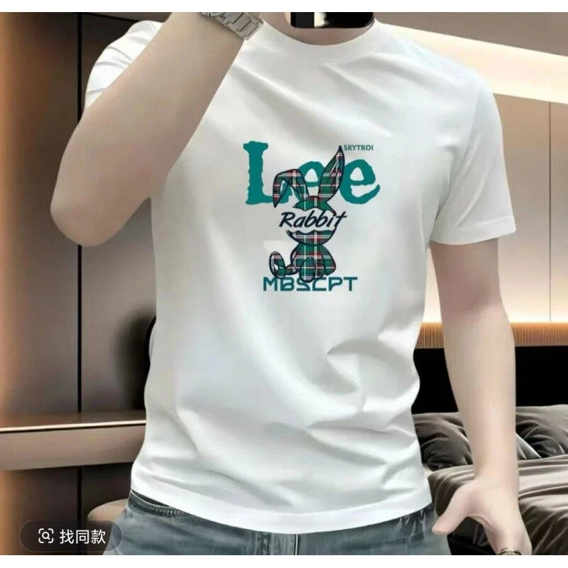 2025新款美式痞帅重磅短袖T恤青年男女款夏季ins潮牌宽松百搭上衣