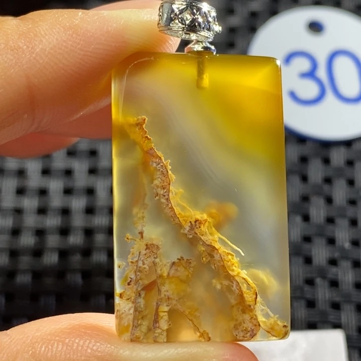 未镶嵌颈饰玛瑙/玉髓慧