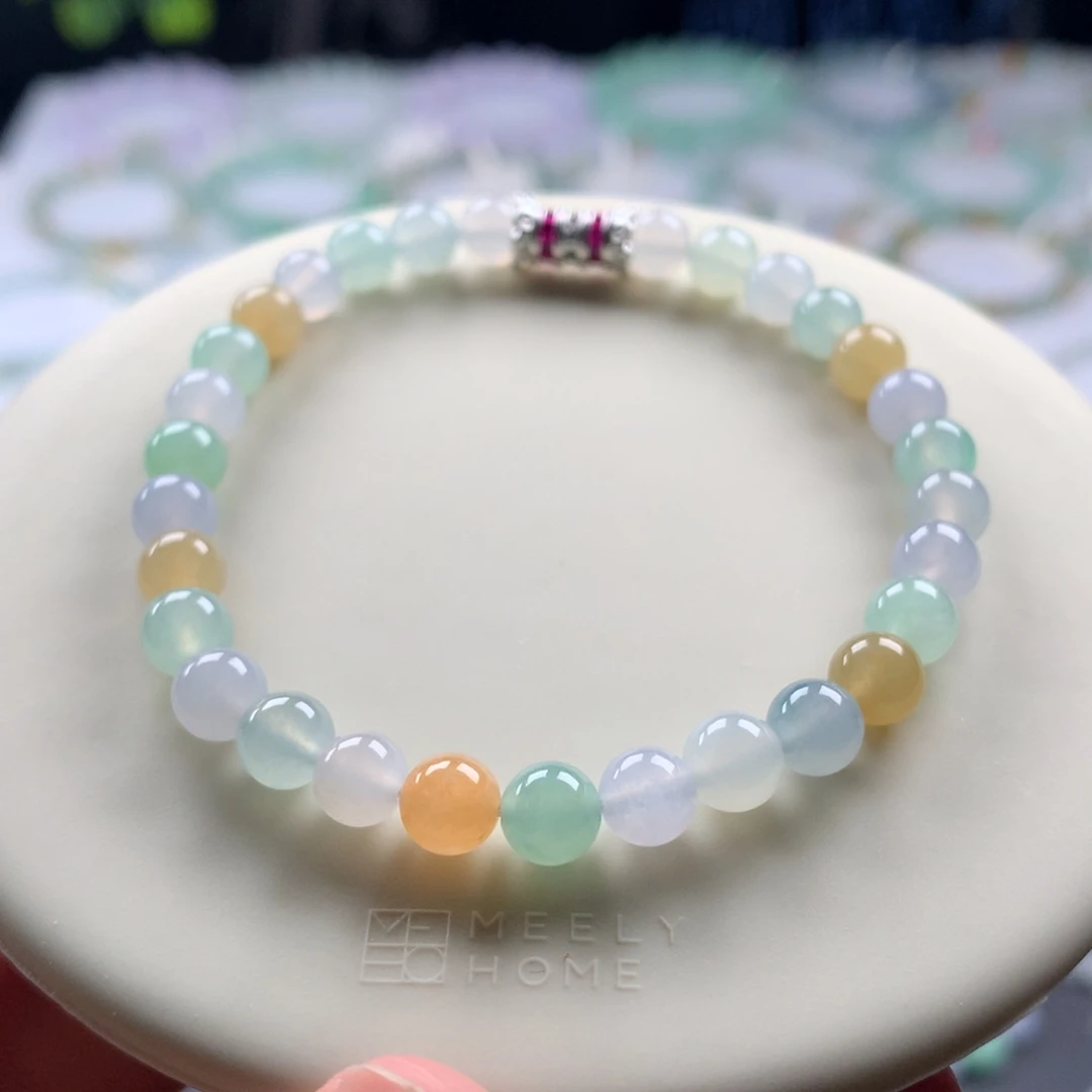 翡翠未镶嵌手链卡6
