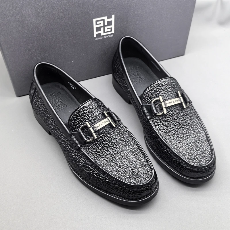 （体验款）鲨鱼皮固特异全皮底乐福鞋商务皮鞋（950011）