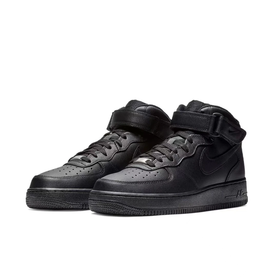 NIKE/耐克男款AF1黑色魔术贴中邦鞋CW2289001【大连胜道】