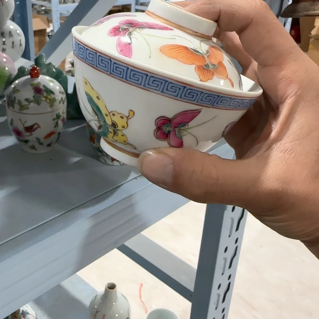 瓷片摆件手绘瓷器全部处理了吧