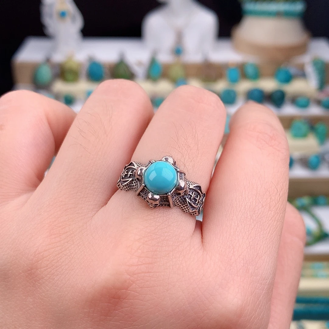 绿松石未镶嵌戒指