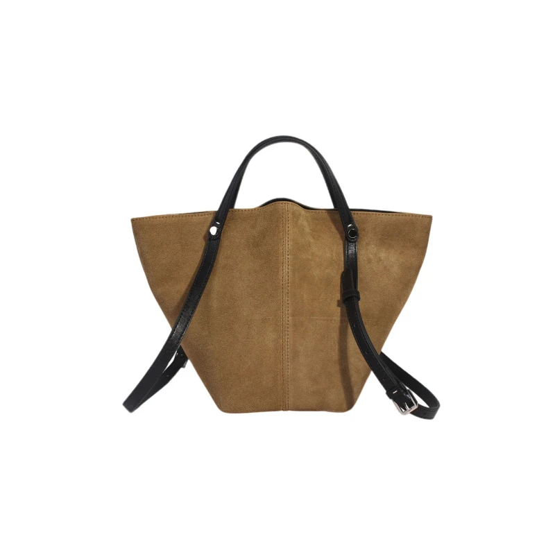 新款韩版小众设计百搭手提包BK-2030M-棕色