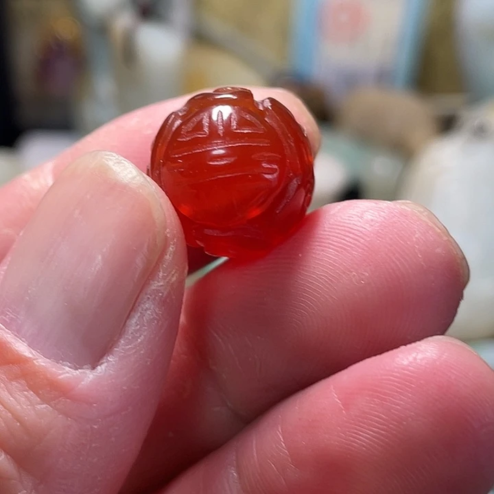 玛瑙/玉髓颈饰合金面*哥