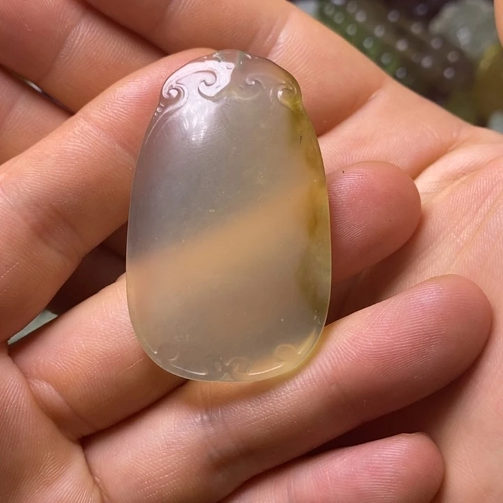 岫玉天然岫玉挂件未镶嵌