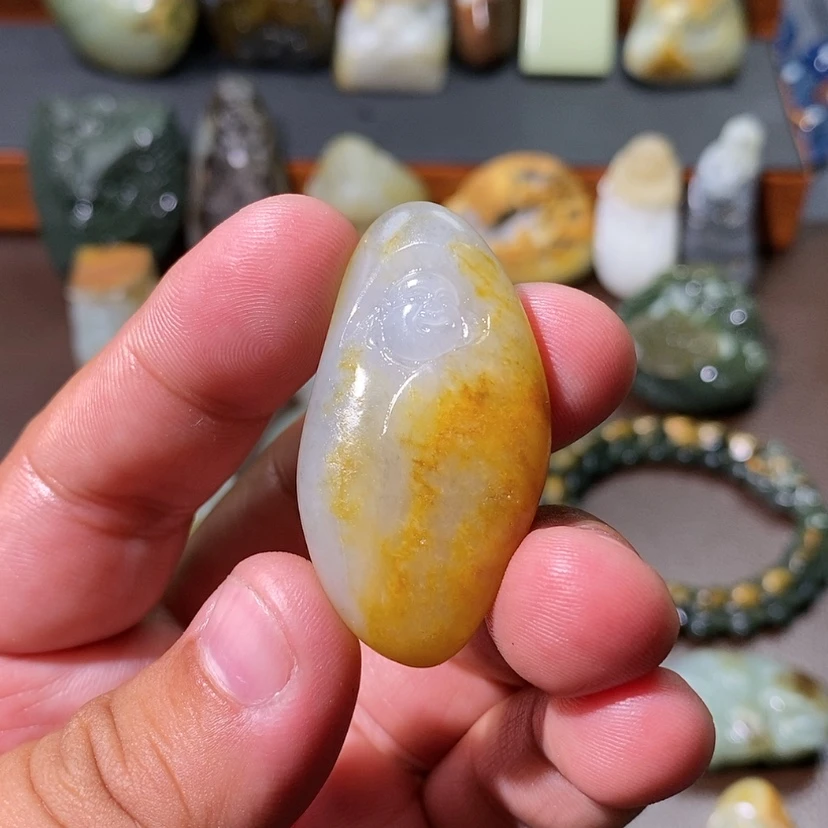 【闪购商品】和田玉未镶嵌颈饰用****4