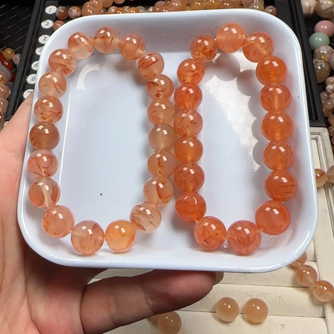 未镶嵌玛瑙/玉髓珠宝半成品?**子