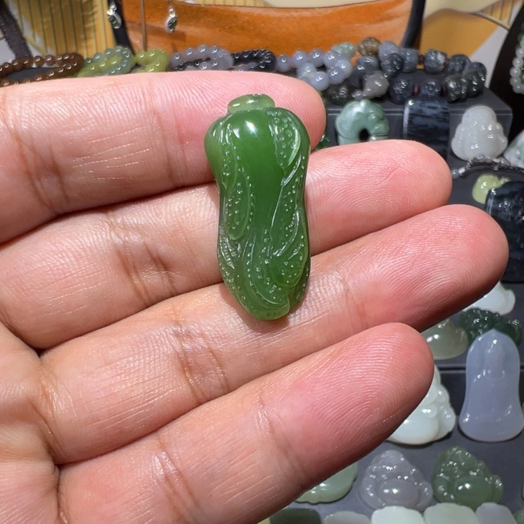 和田玉（碧玉）未镶嵌颈饰