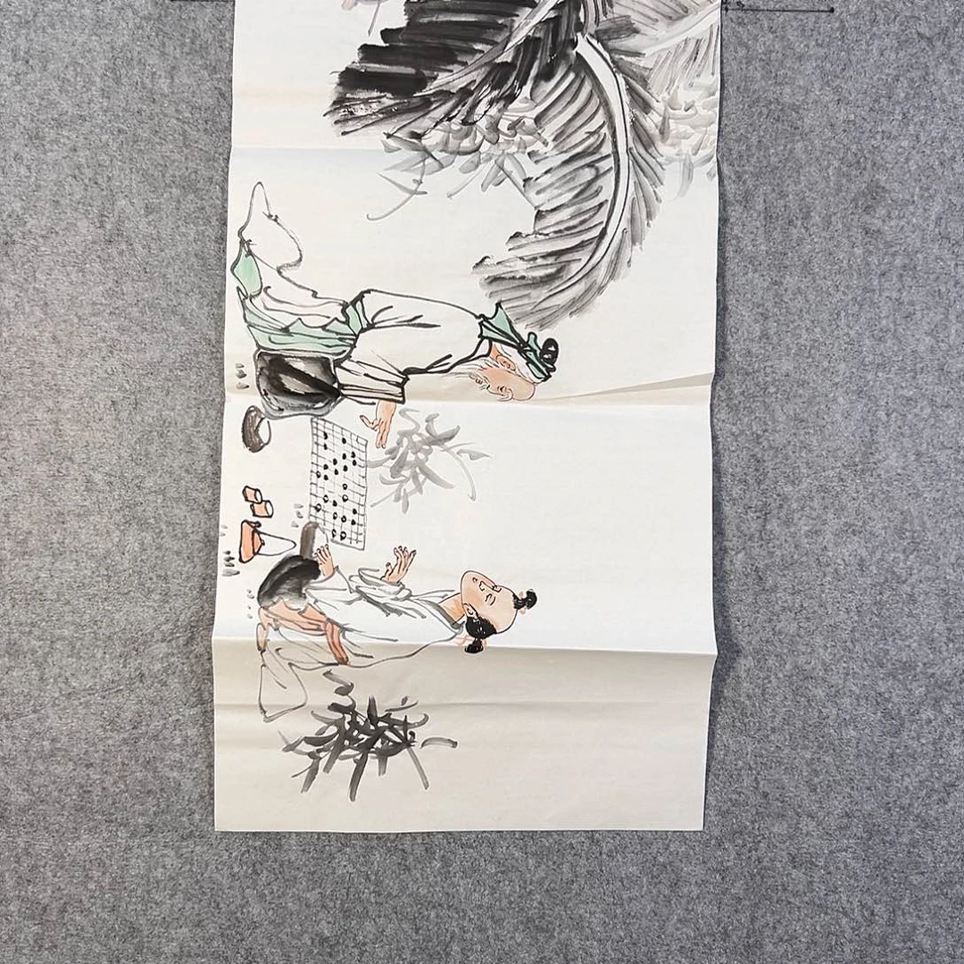 国画363 花鸟在此鸣叫时还要一