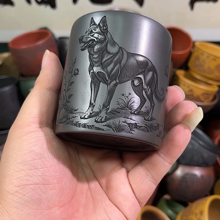 茶杯紫砂全手工紫砂主人杯