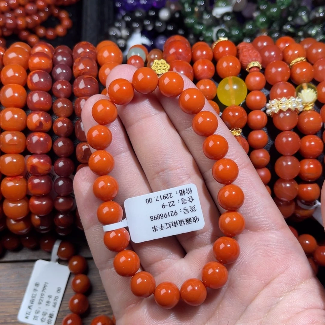 手串未镶嵌南红玛瑙