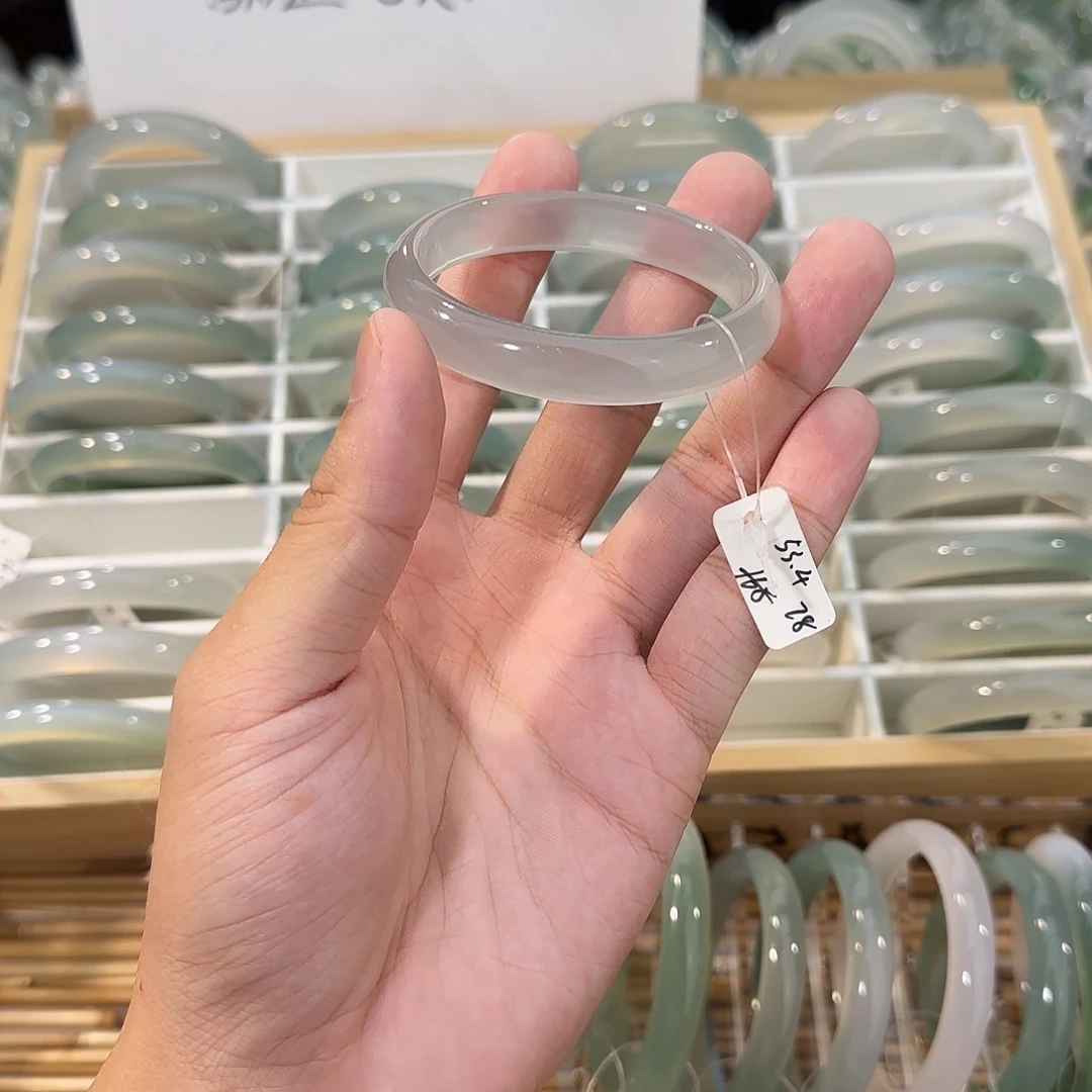 手镯玛瑙/玉髓未镶嵌圈口53.4