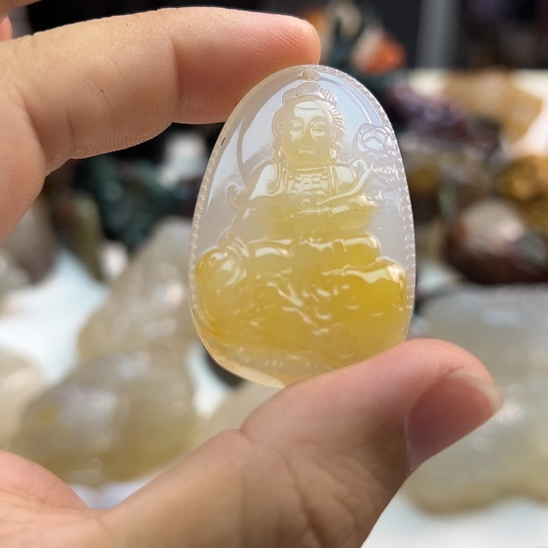 玛瑙/玉髓未镶嵌吊坠(不含链)