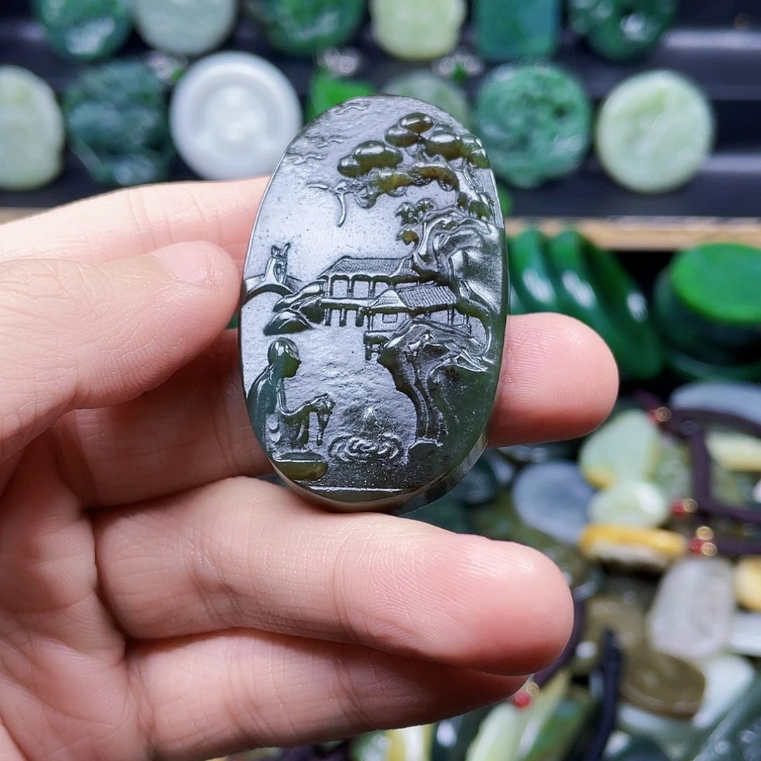 和田玉未镶嵌珠宝半成品