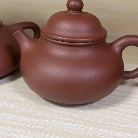 紫砂茶壶老紫泥容天230cc