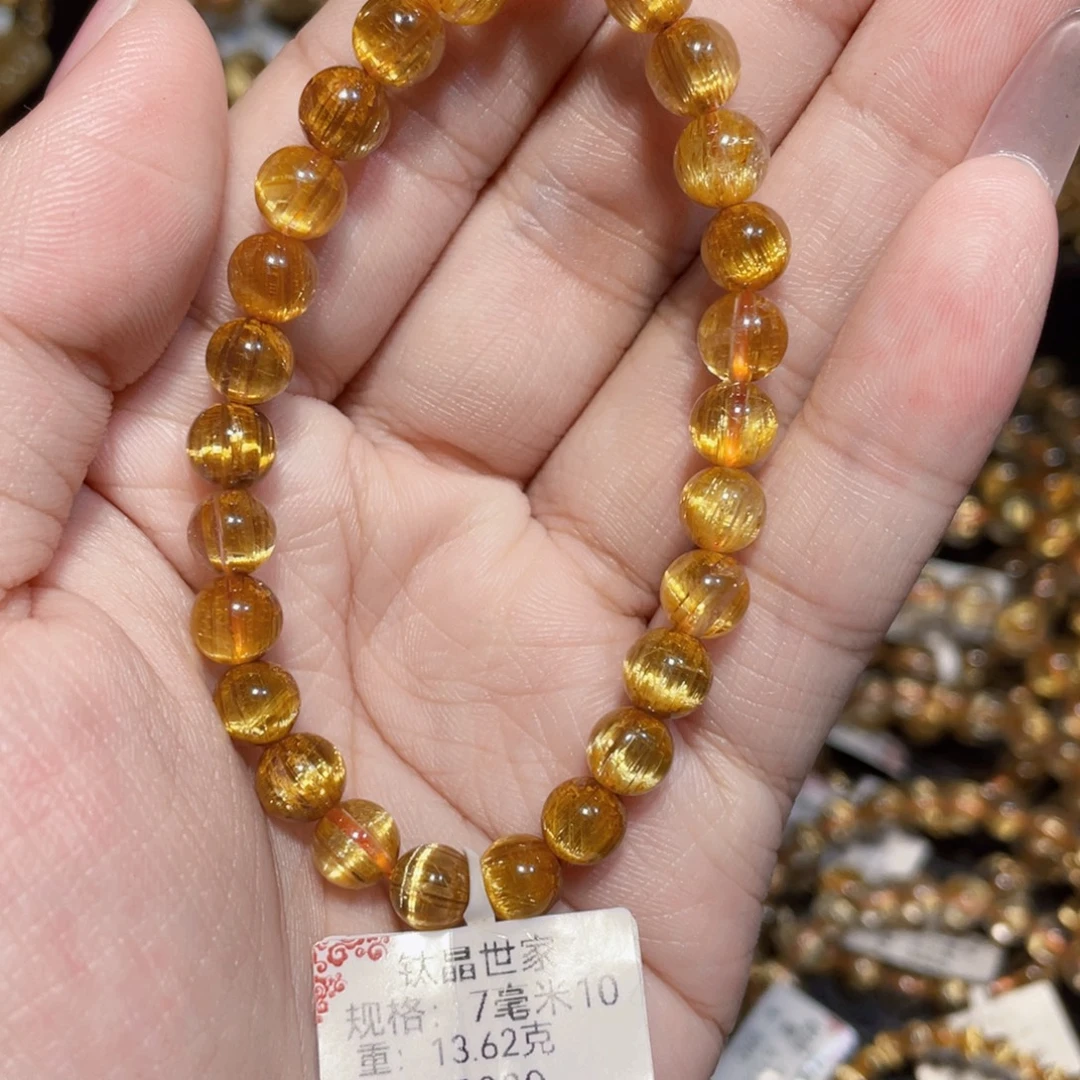 未镶嵌手链水晶天然钛晶手链