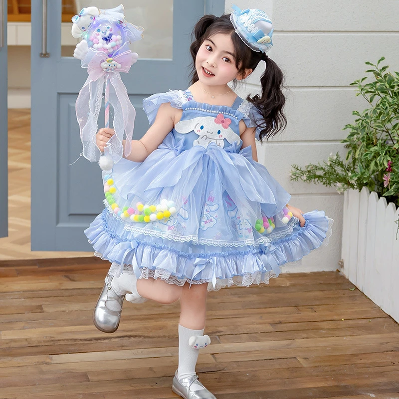 女童洛丽塔公主裙2025四季款玉桂狗新款卡通裙子六一表演生日礼裙