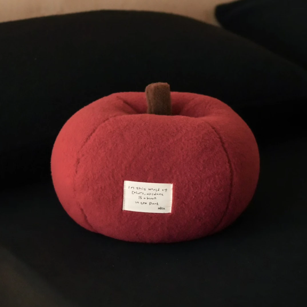 【眠棉家居】2025新品平安果抱枕 羊咩绒 沙发客厅靠枕腰枕