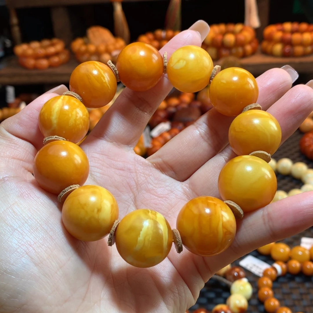 【闪购商品】手串蜜蜡未镶嵌蜜蜡手串