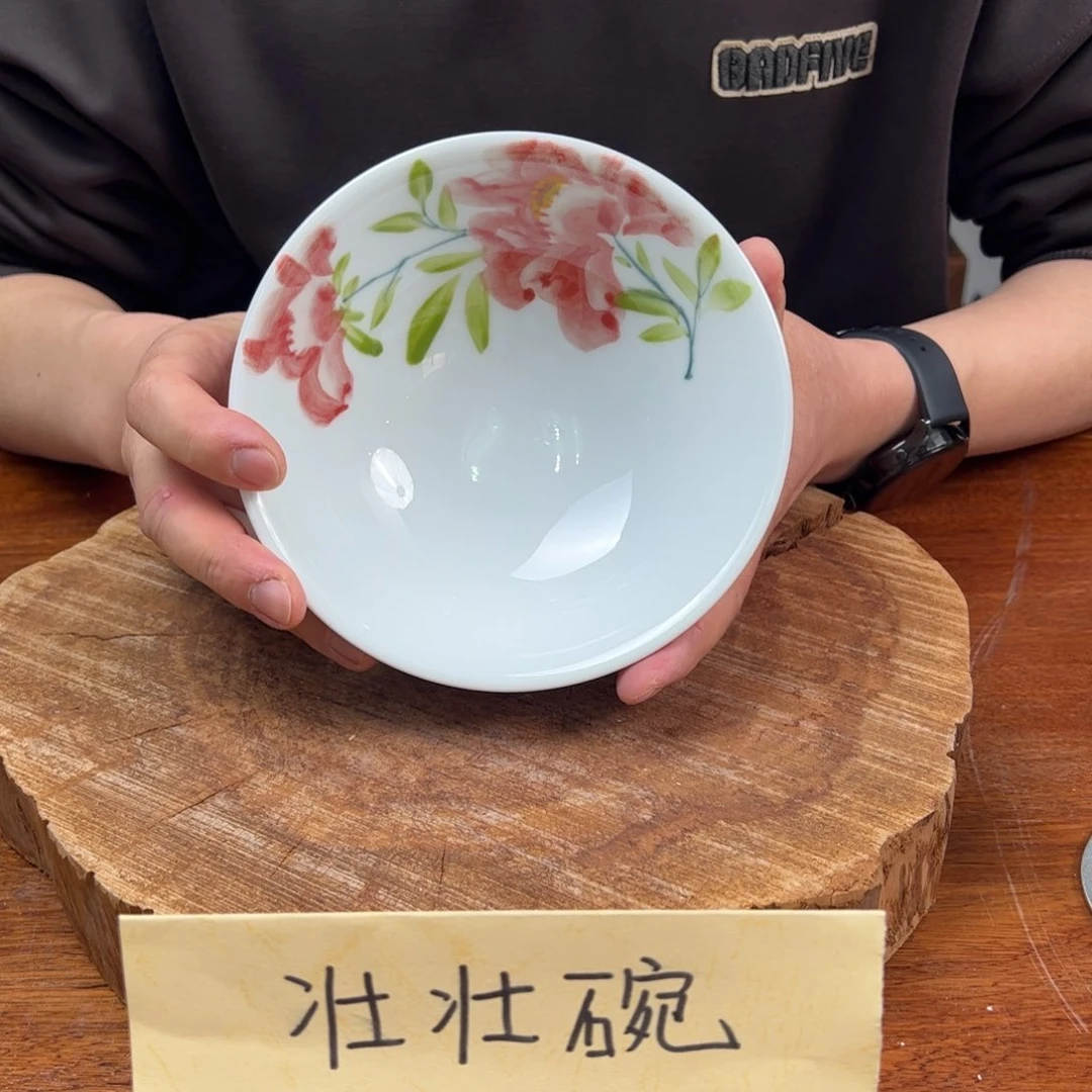 瓷片景德镇陶瓷手工手绘制作