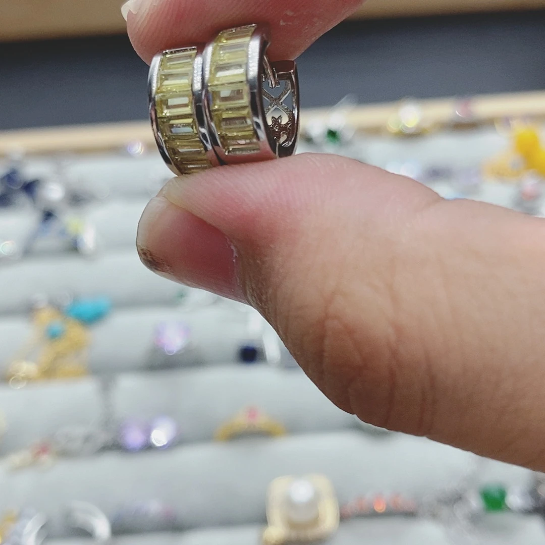 【闪购商品】水晶戒指银S925镶嵌