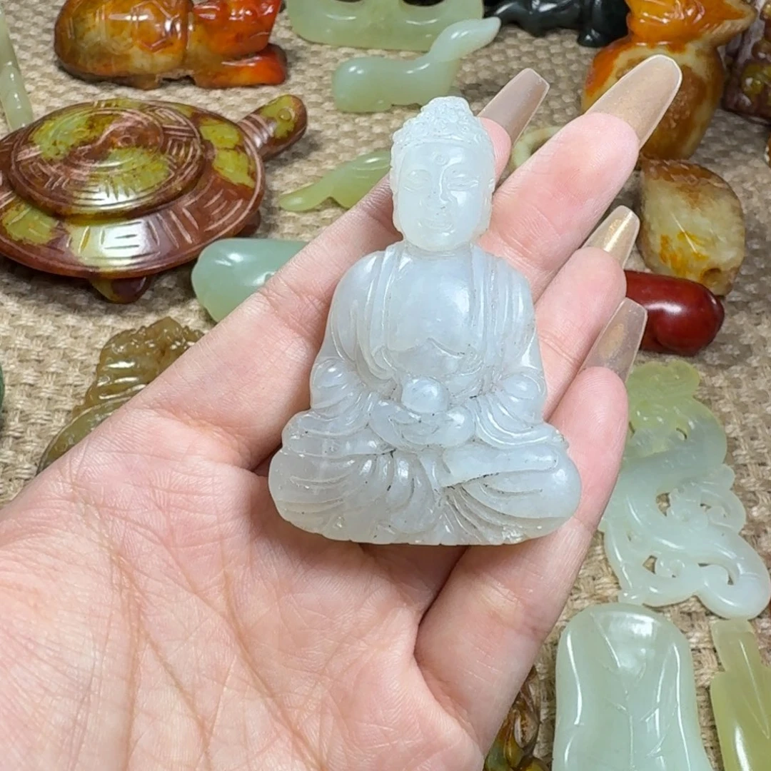 吊坠白玉菩提挂件