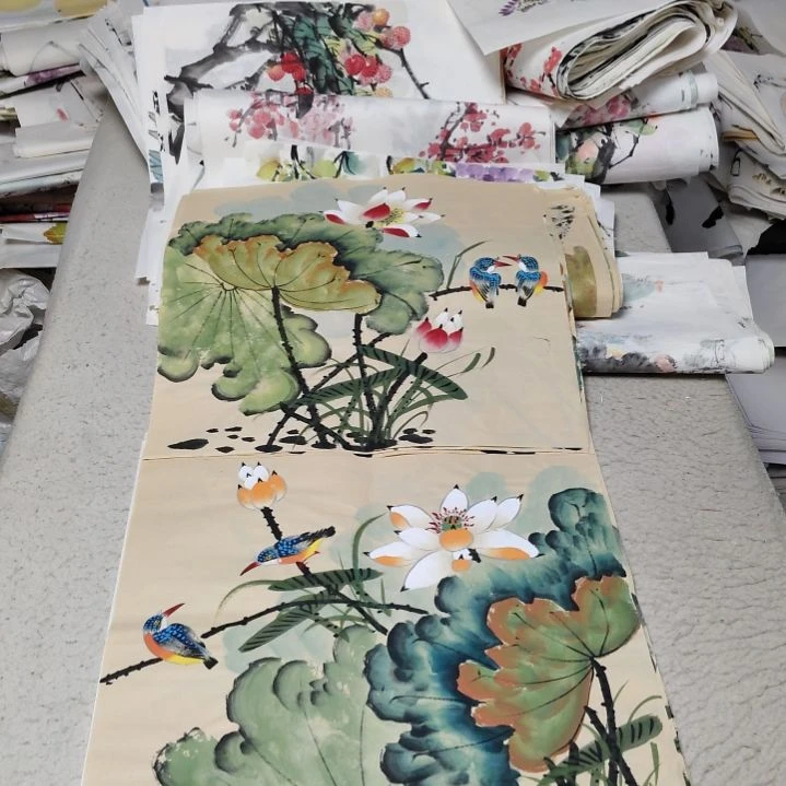 知***侠国画国画花鸟花鸟国画