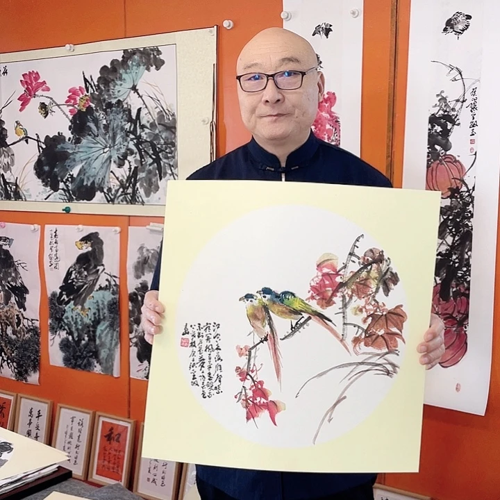 国画张圣敏先生纯手绘作品