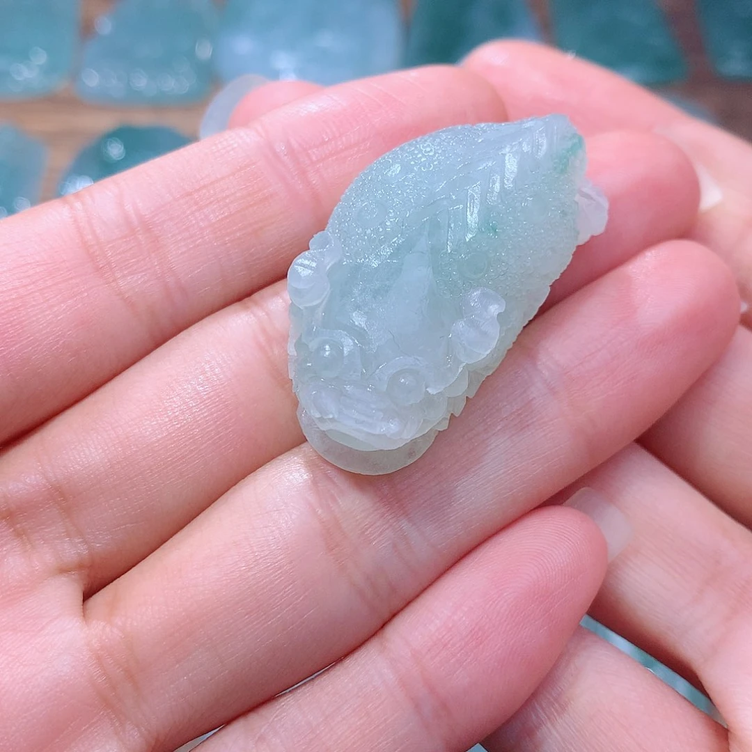 未镶嵌定制翡翠貔貅
