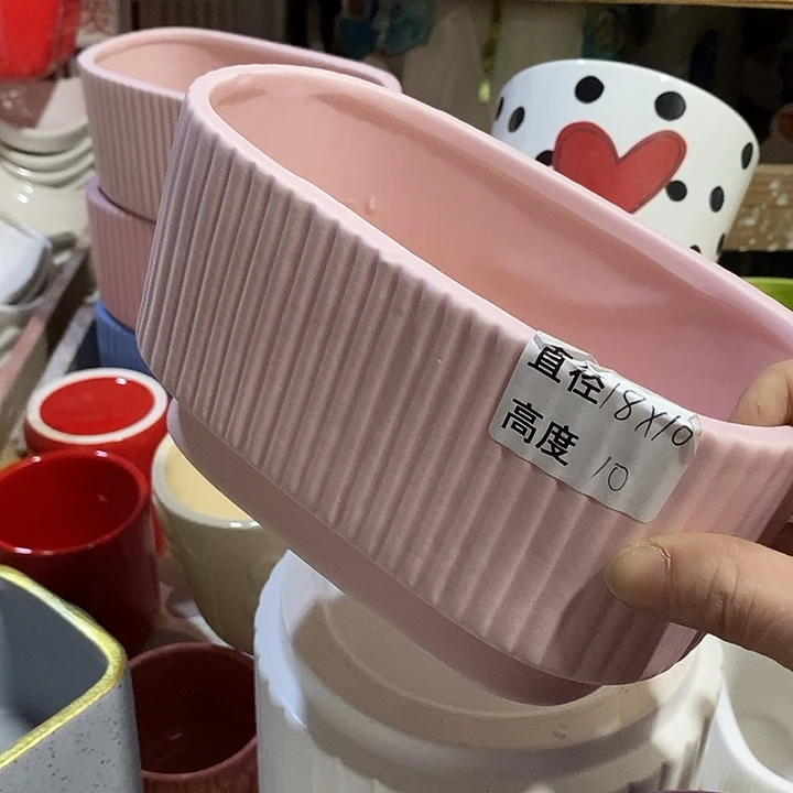 摆件陶陶盆有孔 瑕疵介意勿拍