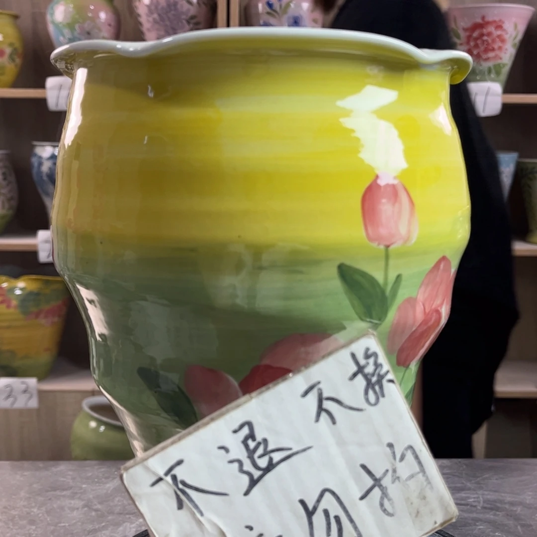 景德镇陶瓷花盆花盆