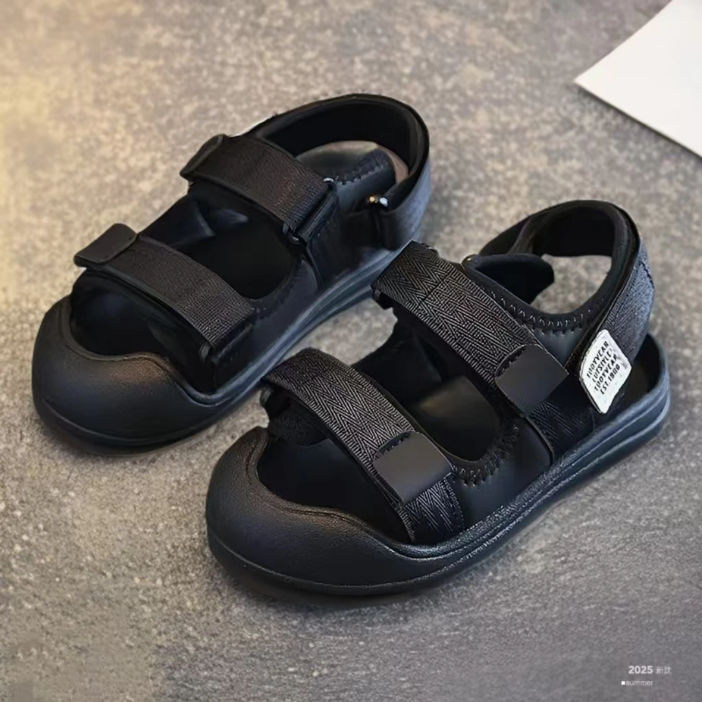男童凉鞋2025夏季新款软底包头1-3岁宝宝儿童防滑运动大童沙滩鞋