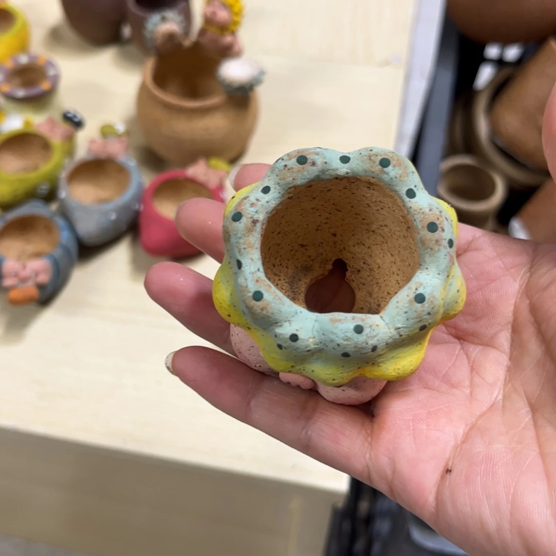 泥塑春**酒古镇炻陶花盆