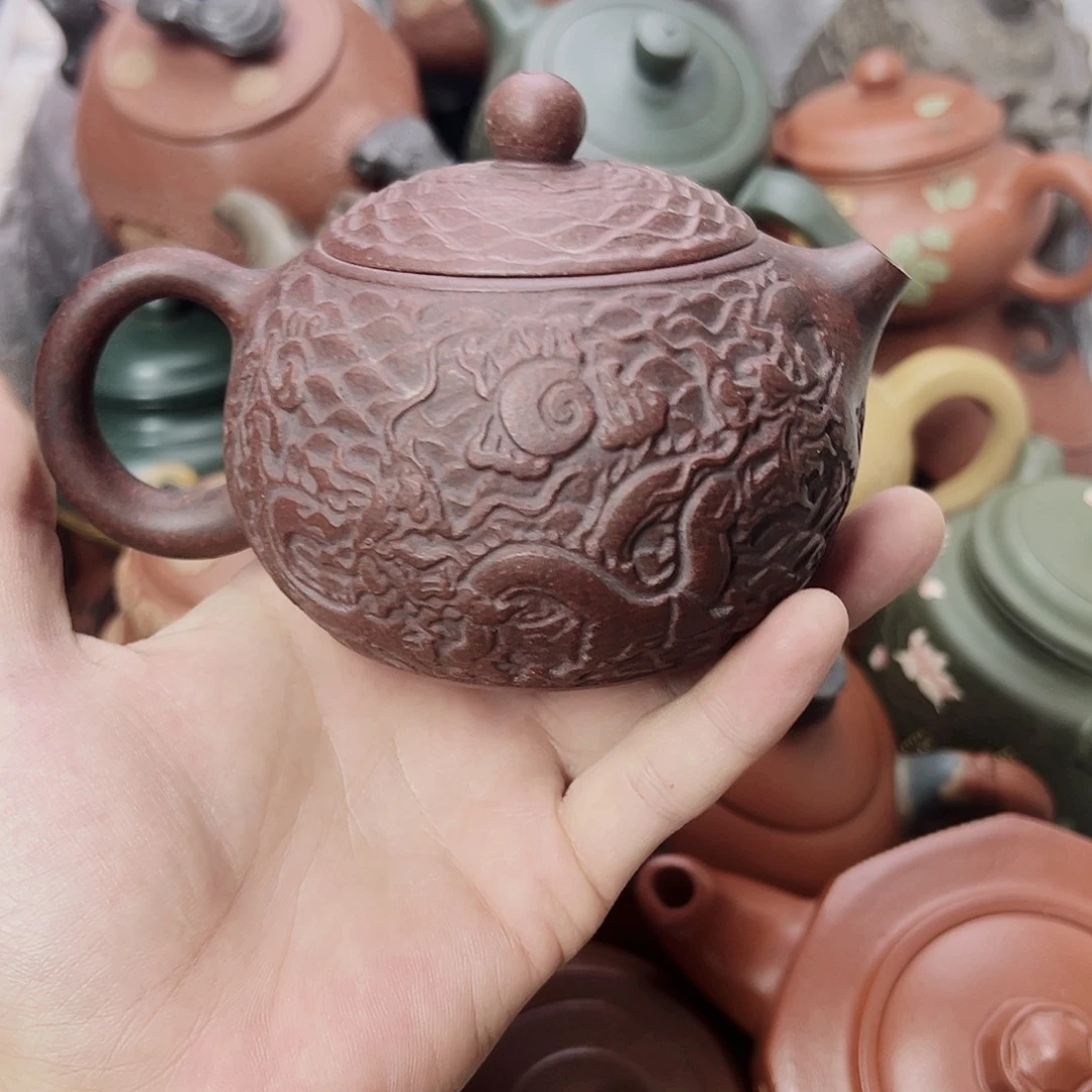 茶壶紫砂宜兴原矿紫砂壶300毫升83