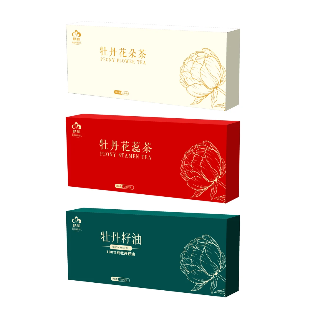 麟源牡丹特产牡丹籽油牡丹花茶组合礼包