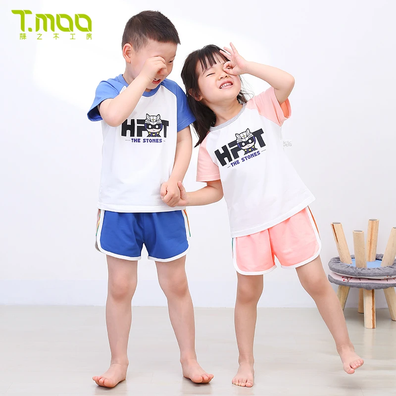 T.MOO/藤之木工房儿童短裤夏装pp裤夏季薄款纯棉男女童运动短裤子