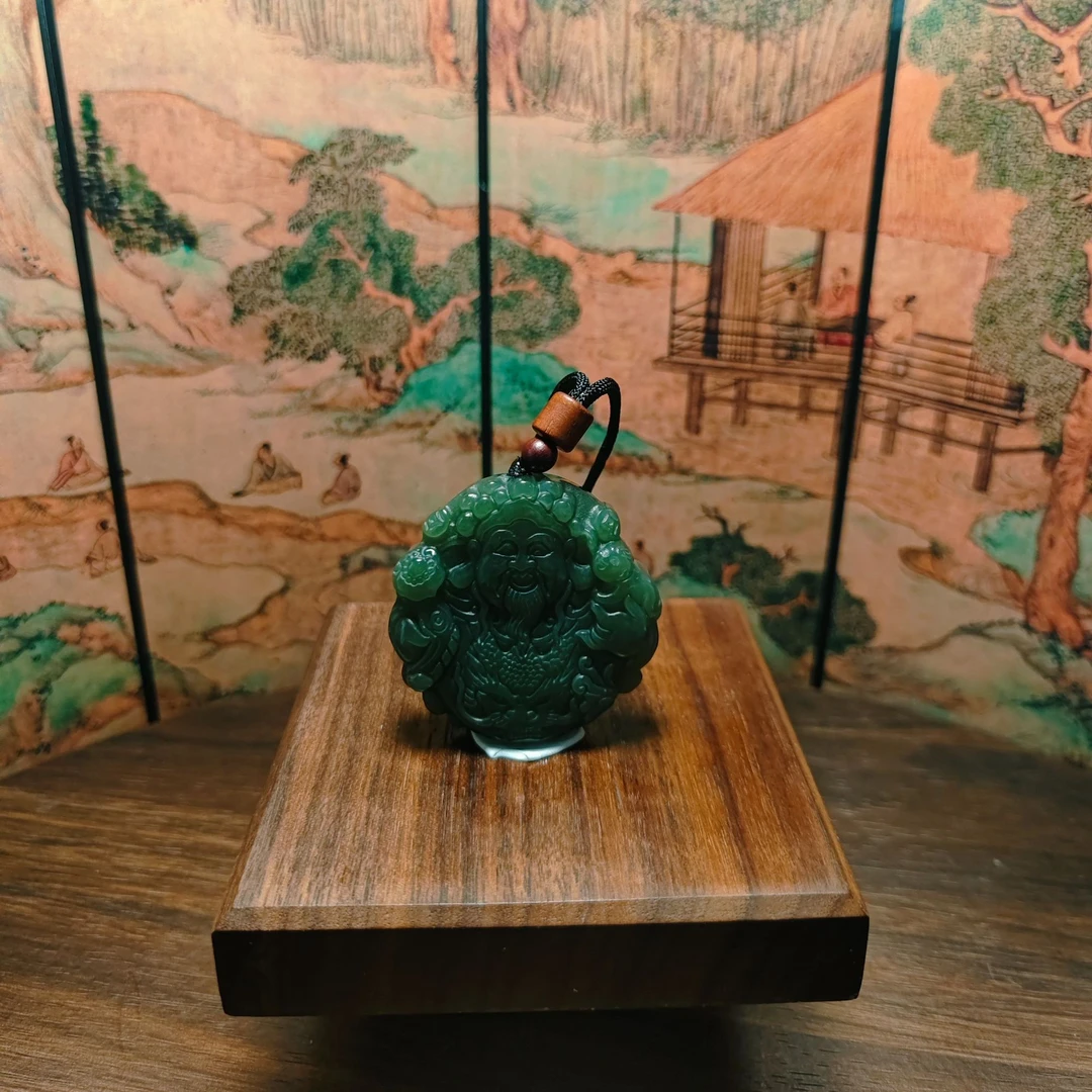 U和田玉财神吊坠1189