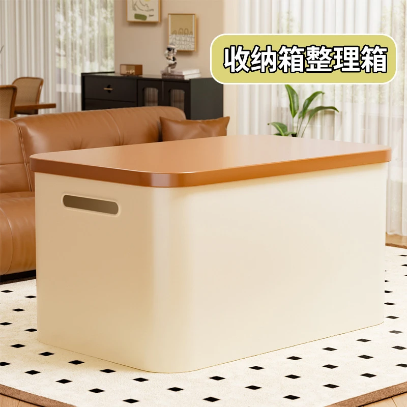 【主播推荐】【顾奈】杂物收纳箱带盖家用零食玩具桌面居家日用套装