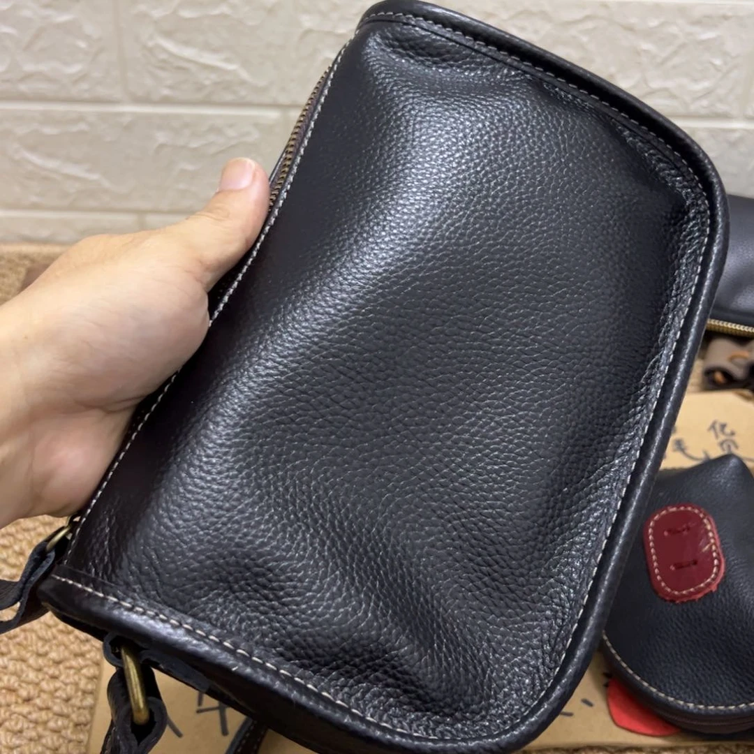 【闪购商品】头层牛皮黑