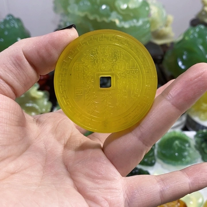未镶嵌岫玉挂件吊坠