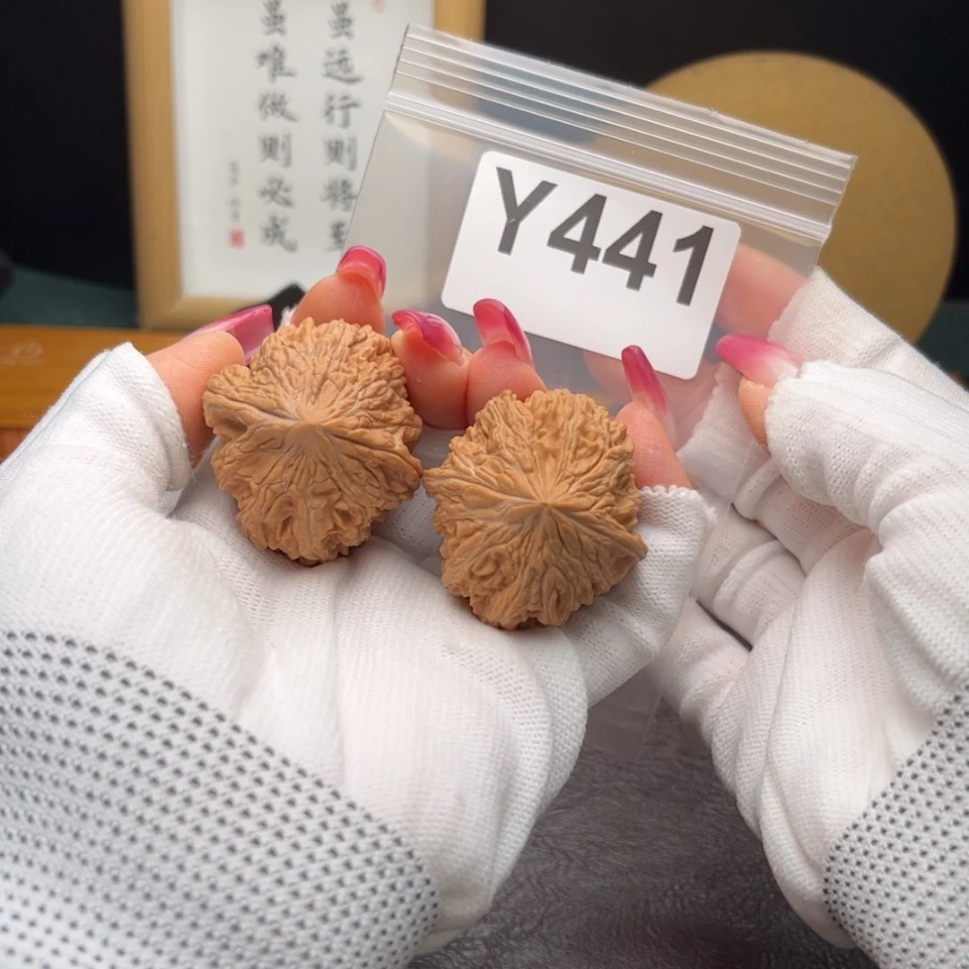 文玩核桃把件37大沽石y 441