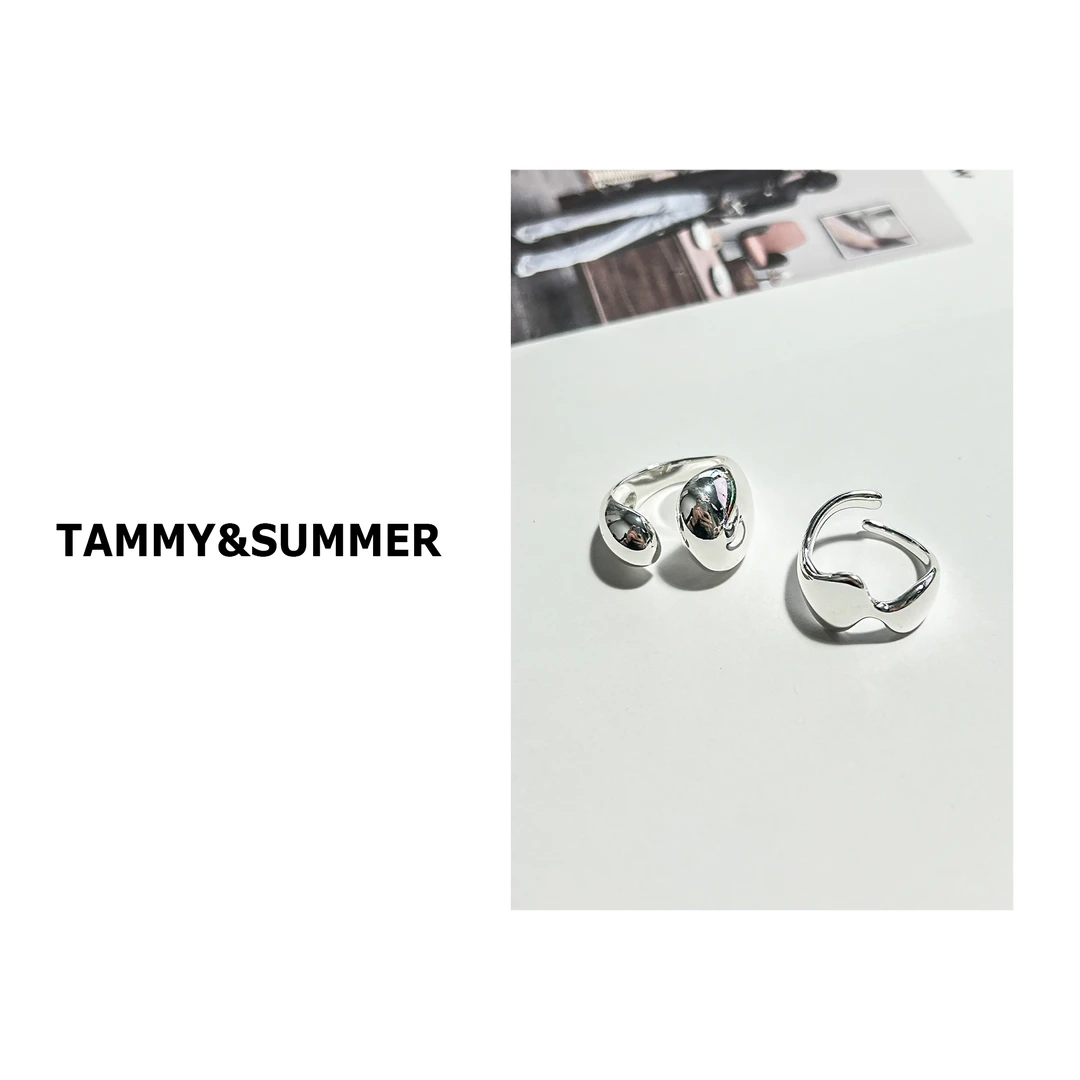 非金属布艺戒指 【Tammy&Summer】不规则个性韩版开口戒指402512