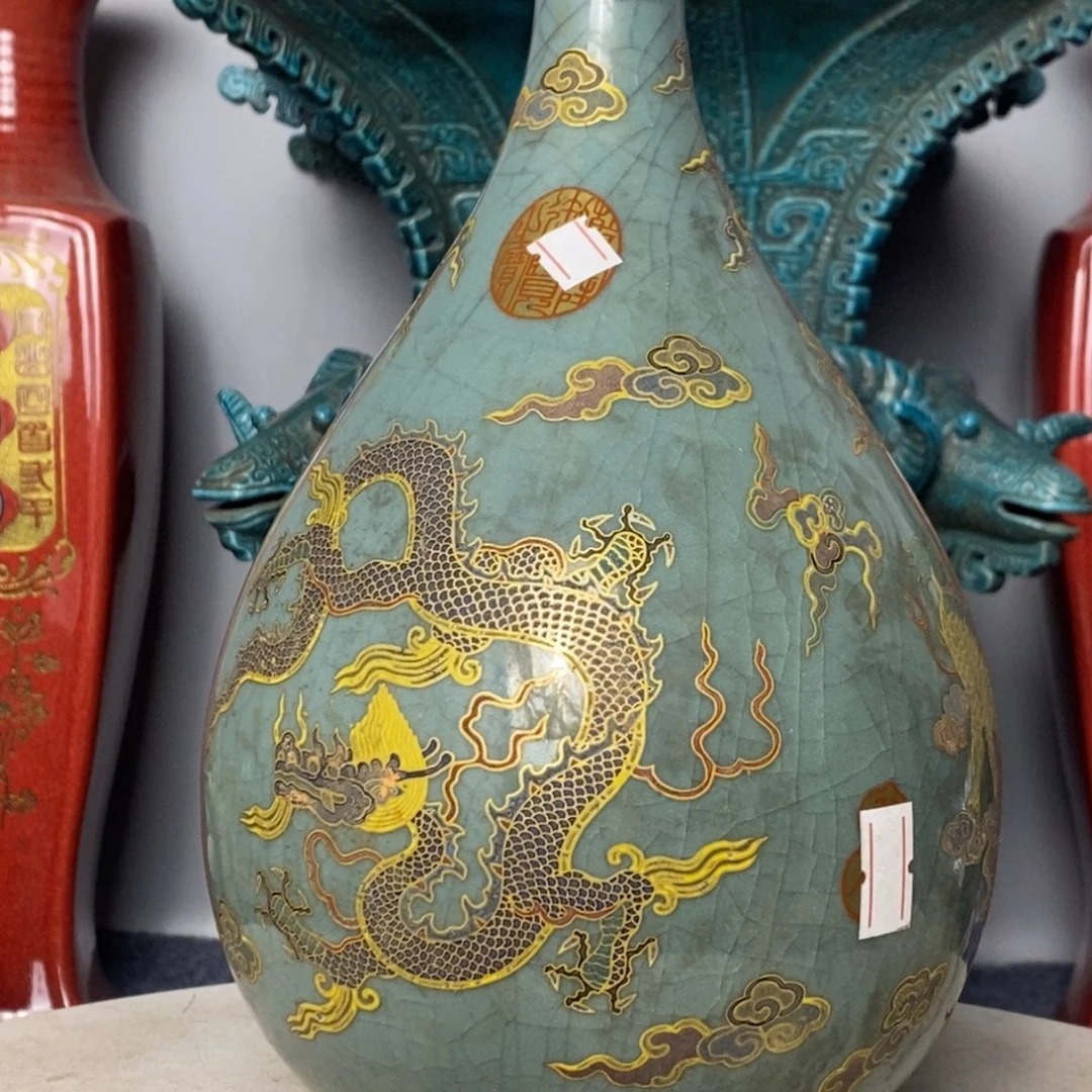 知***乐瓷器摆件瓷器上瓷器摆件