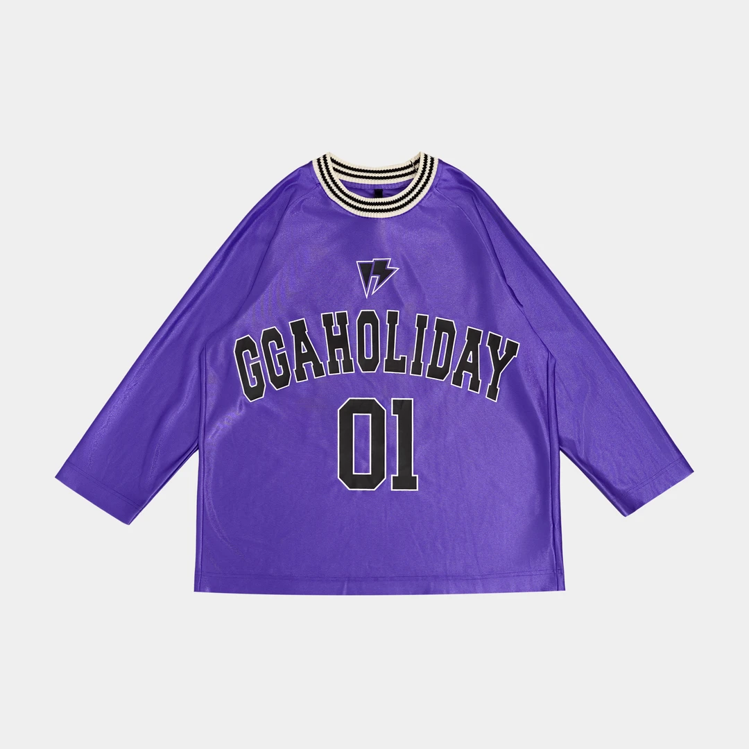 GG美式宽松街头T恤复古潮流运动休闲高街嘻哈短袖上衣152244