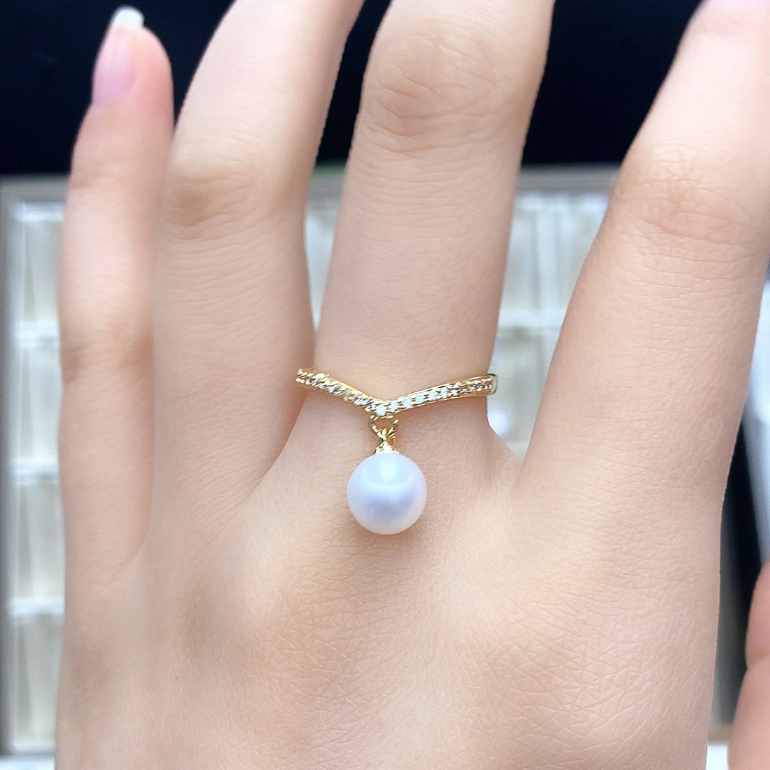 淡水珍珠合金颈饰