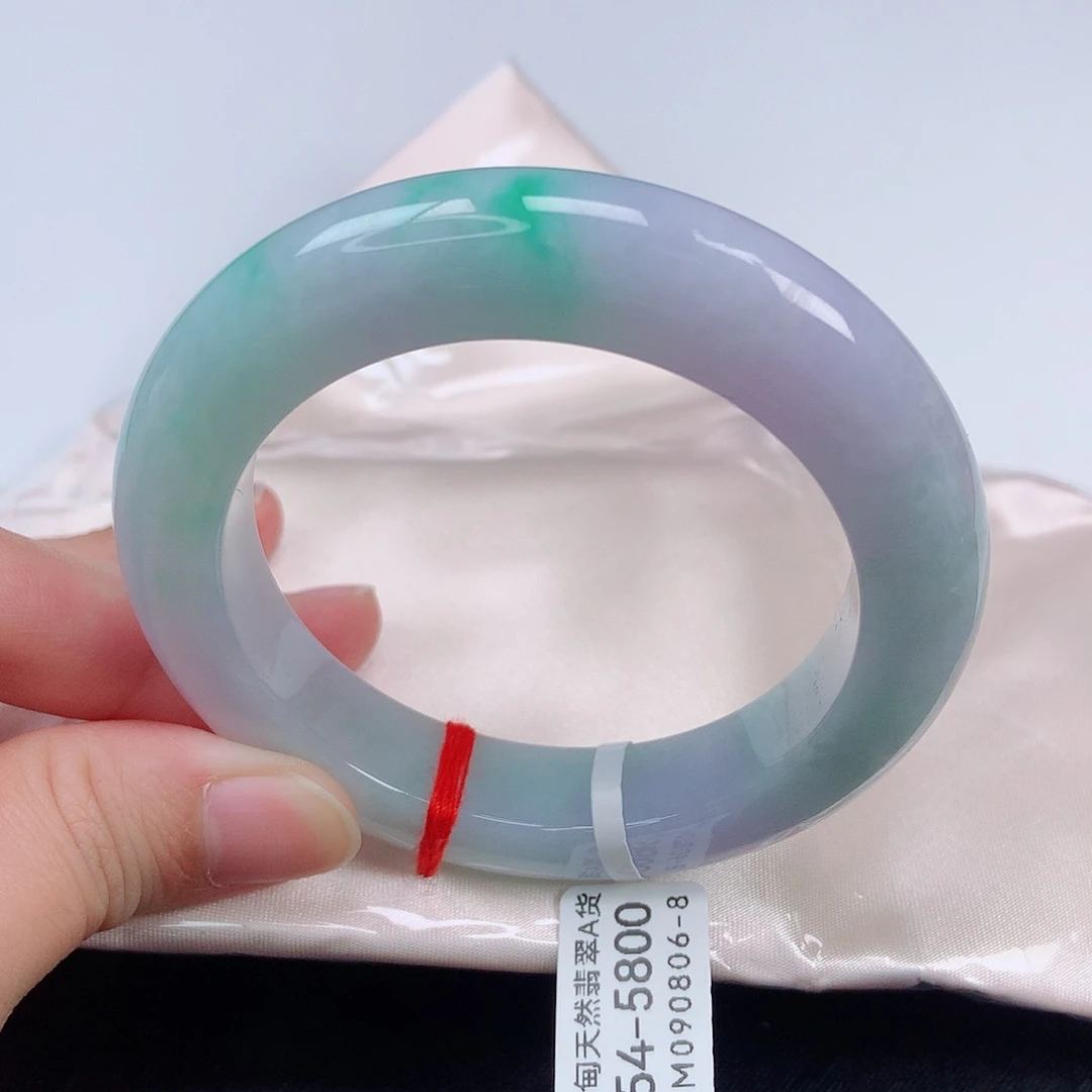 未镶嵌手镯翡翠54正圈